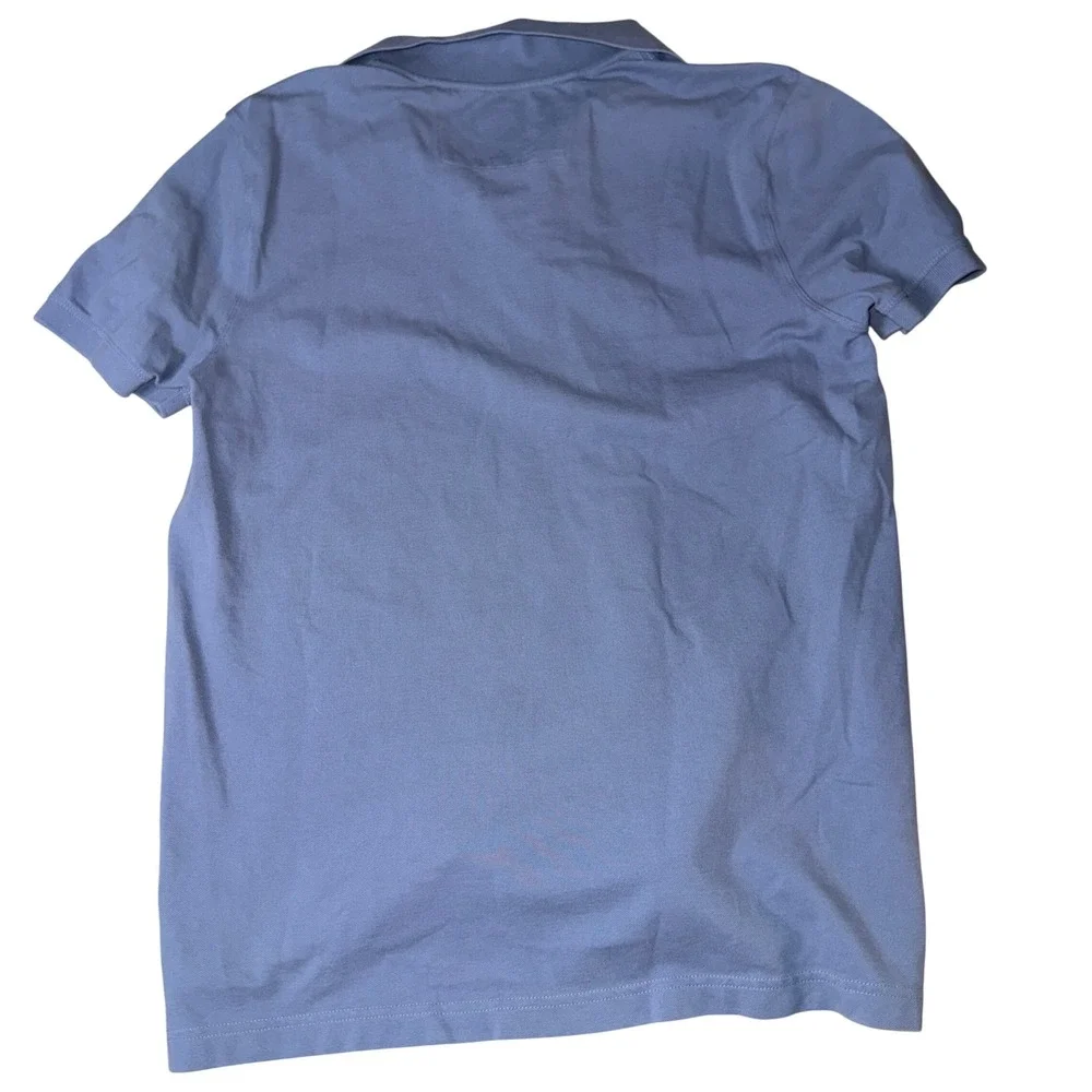 Banana Republic Mens Light Blue Short Sleeve Classic Fit Polo Shirt Size‎ Large